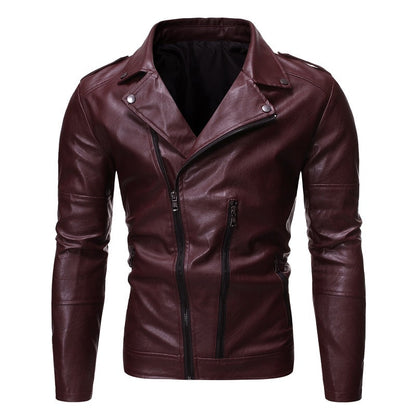 Funki Findz | Jackets | Men's Women's PU Leather Slim Jacket