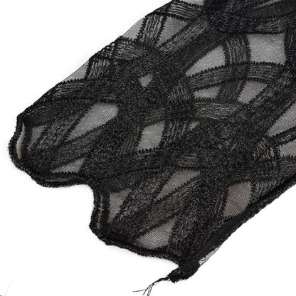 Funki Findz | Dresses | Women's Plus Size Lace Mesh Midi Dress