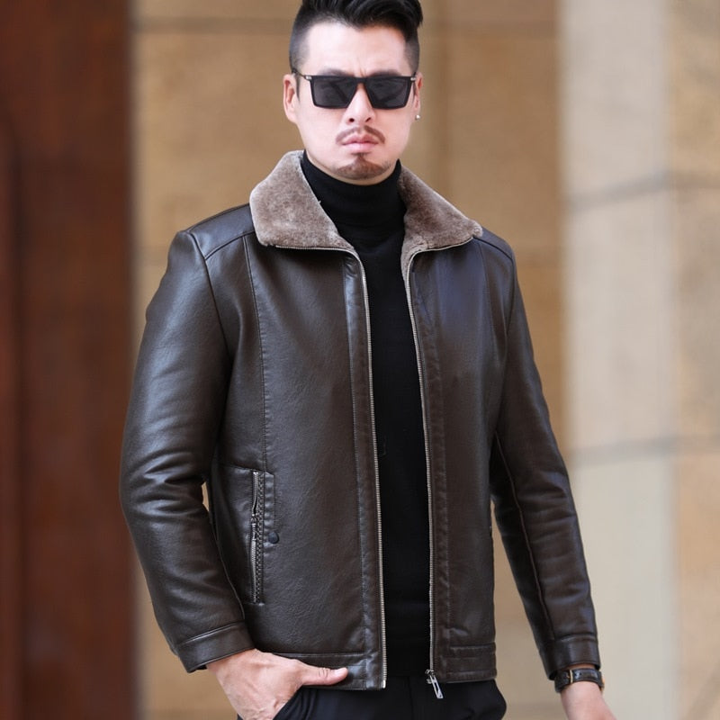 Funki Findz | Jackets | Men's Leather Luxury Sheepskin Jacket