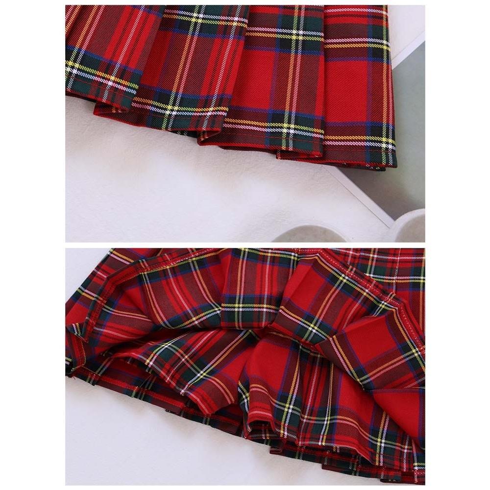 Funki Findz | Skirts | Women's High Waist Punk Pleated Skirt