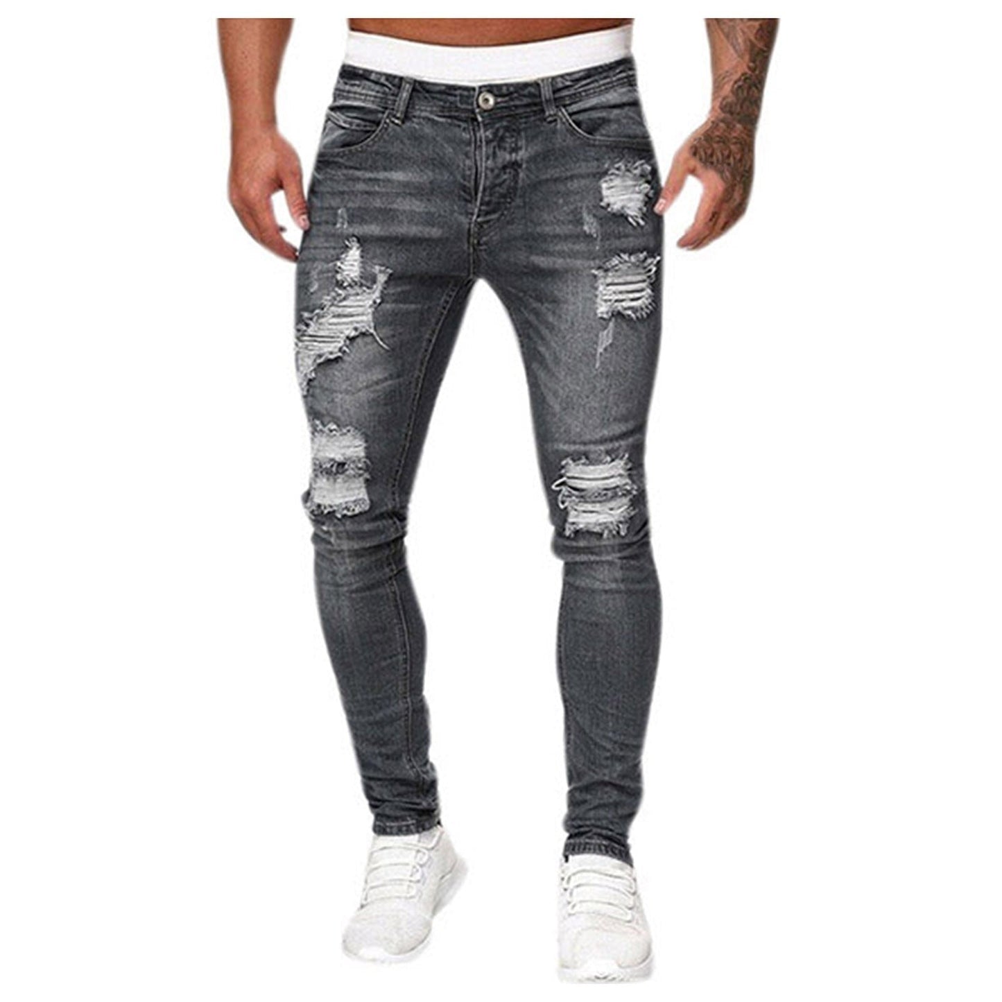 Funki Findz | Pants | Men's Ripped Distressed Skinny Jeans