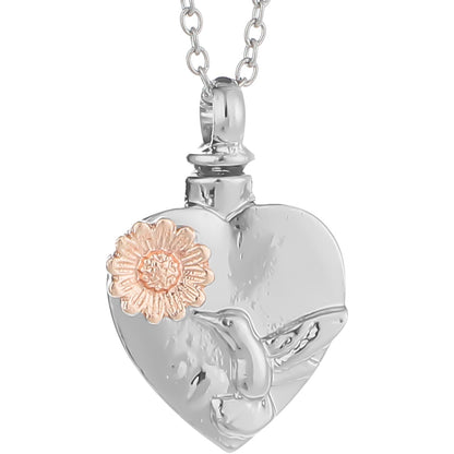 Funki Findz | Cremation Urn Necklaces | Heart Paw Pendant