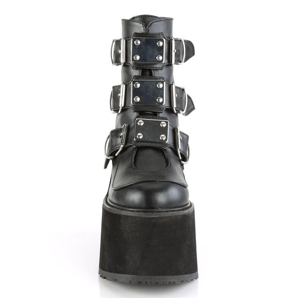 Funki Findz | Boots | Women's Gothic Platform Ankle Wedge Boot