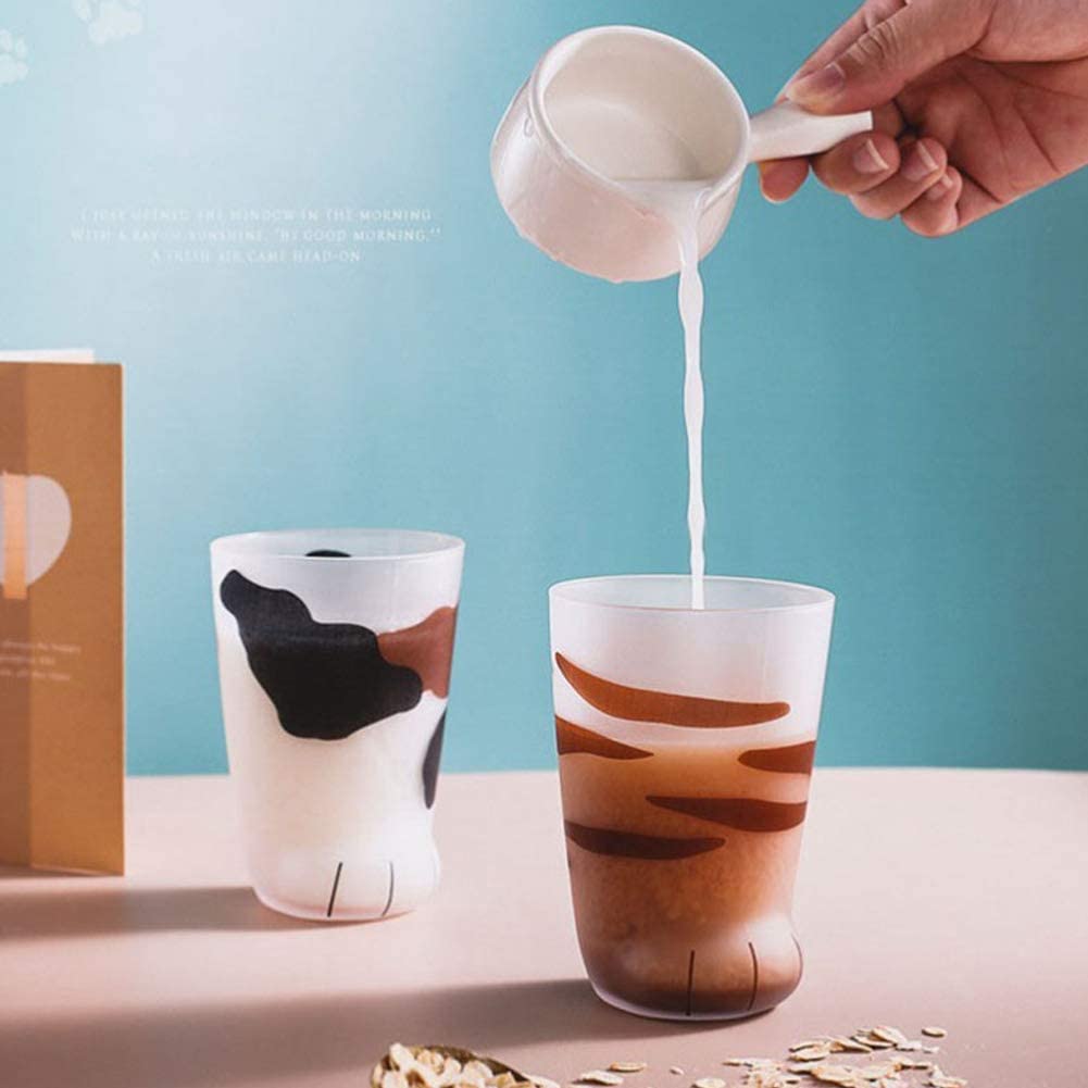 Funki Findz | Glasses | Cat Paw Frosted Glass Cup Sets