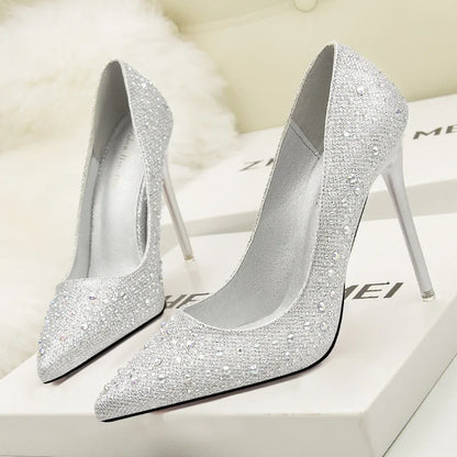 Funki Findz | Shoes | Women's Rhinestone Sparkly Prom Shoes