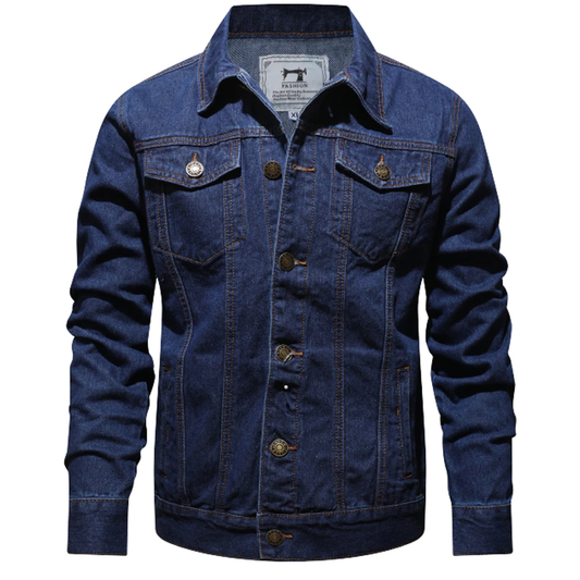 Funki Findz | Jackets | Men's Classic Denim Slim Fit Jacket 5XL