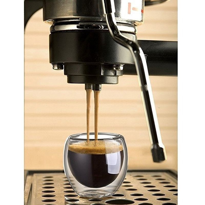 Funki Findz | Cups | Glass Double Wall Expresso Coffee Cup Set