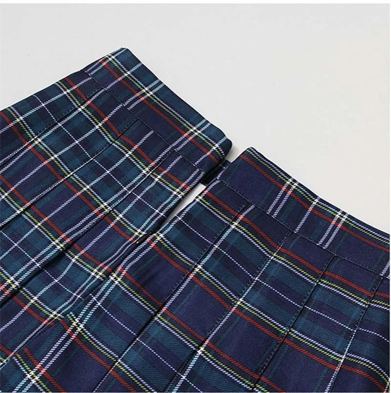 Funki Findz | Skirts | Women's Short Pleated Plaid Skirts | A-line