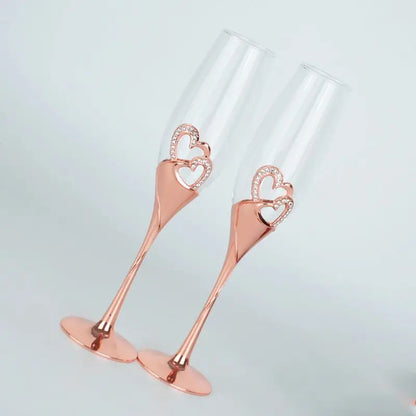 Funki Findz | Glasses | Wedding Champagne Glasses | Toast x 2