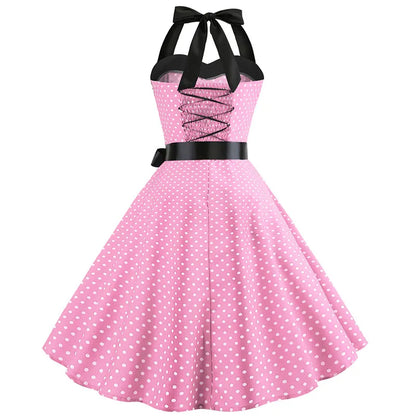 Funki Findz | Dresses | Women's Rockabilly Swing Halter Dress