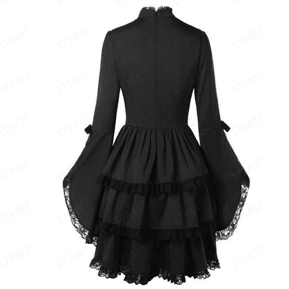 Funki Findz | Dresses | Women's Victorian Lace Up Goth Dress