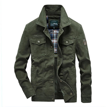 Funki Findz | Jackets | Men's Military Warm Zip Up Cotton Jacket