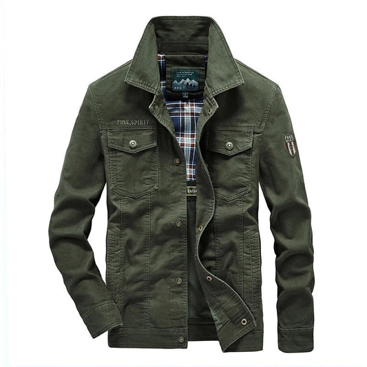 Funki Findz | Jackets | Men's Military Warm Zip Up Cotton Jacket
