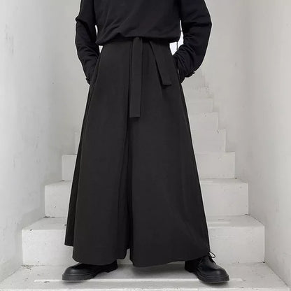 Funki Findz | Skirts | Men's Japanese Style Wide Leg Skirt Pants