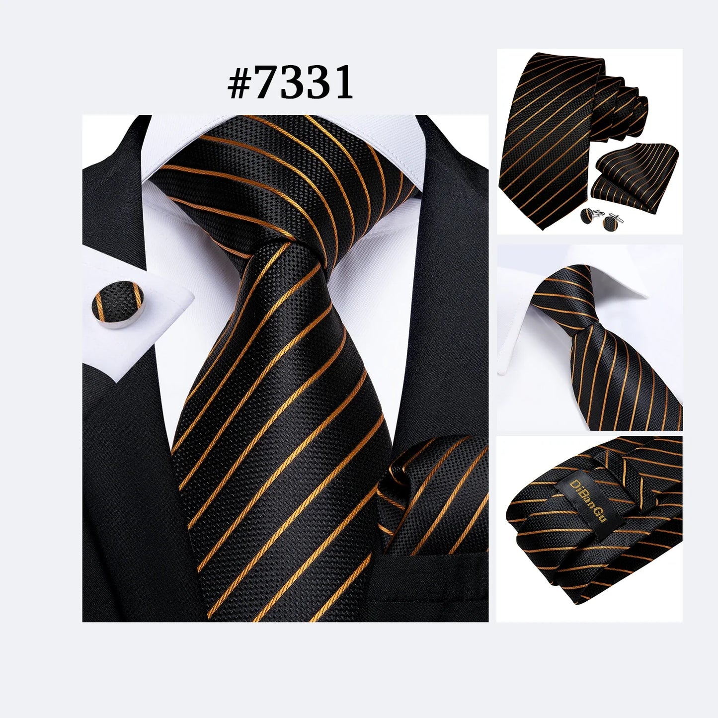Funki Findz | Neckties | Men's 3Pcs Paisley Wedding Tie Sets