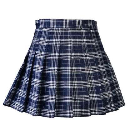 Funki Findz | Skirts | Women's Harajuku Preppy Plaid Mini Skirts
