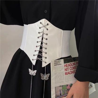 Funki Findz | Belts | Women's Goth Under Bust Cincher Belt