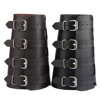 Funki Findz | Bracelets | Unisex Leather Gauntlet Bracelets