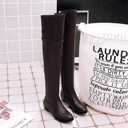 Funki Findz | Boots | Women's Over-The-Knee-High Flat Boots
