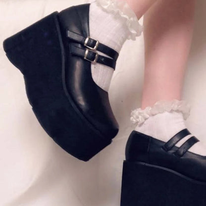 Funki Findz | Shoes | Women's Platform Wedge High Mary Janes