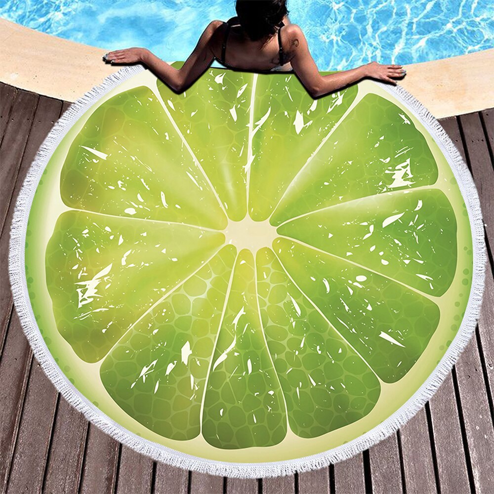 Funki Findz | Beach Mats | Fruit Printed Beach Mat Towel Throw