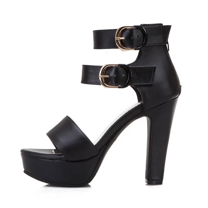 Funki Findz | Shoes | Women's High Strappy Platform Sandals