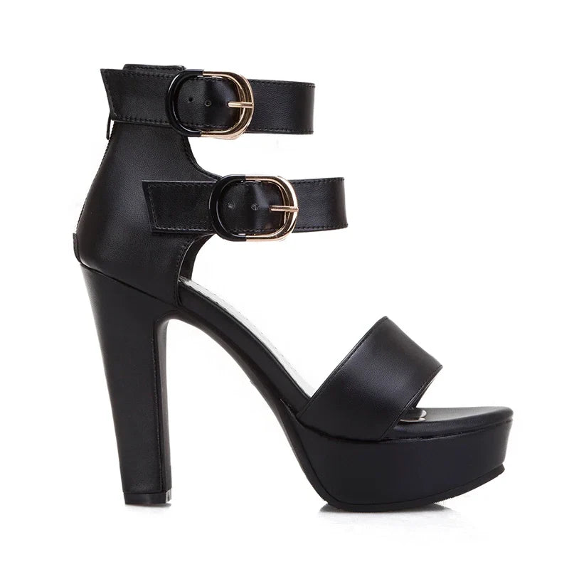 Funki Findz | Shoes | Women's High Strappy Platform Sandals