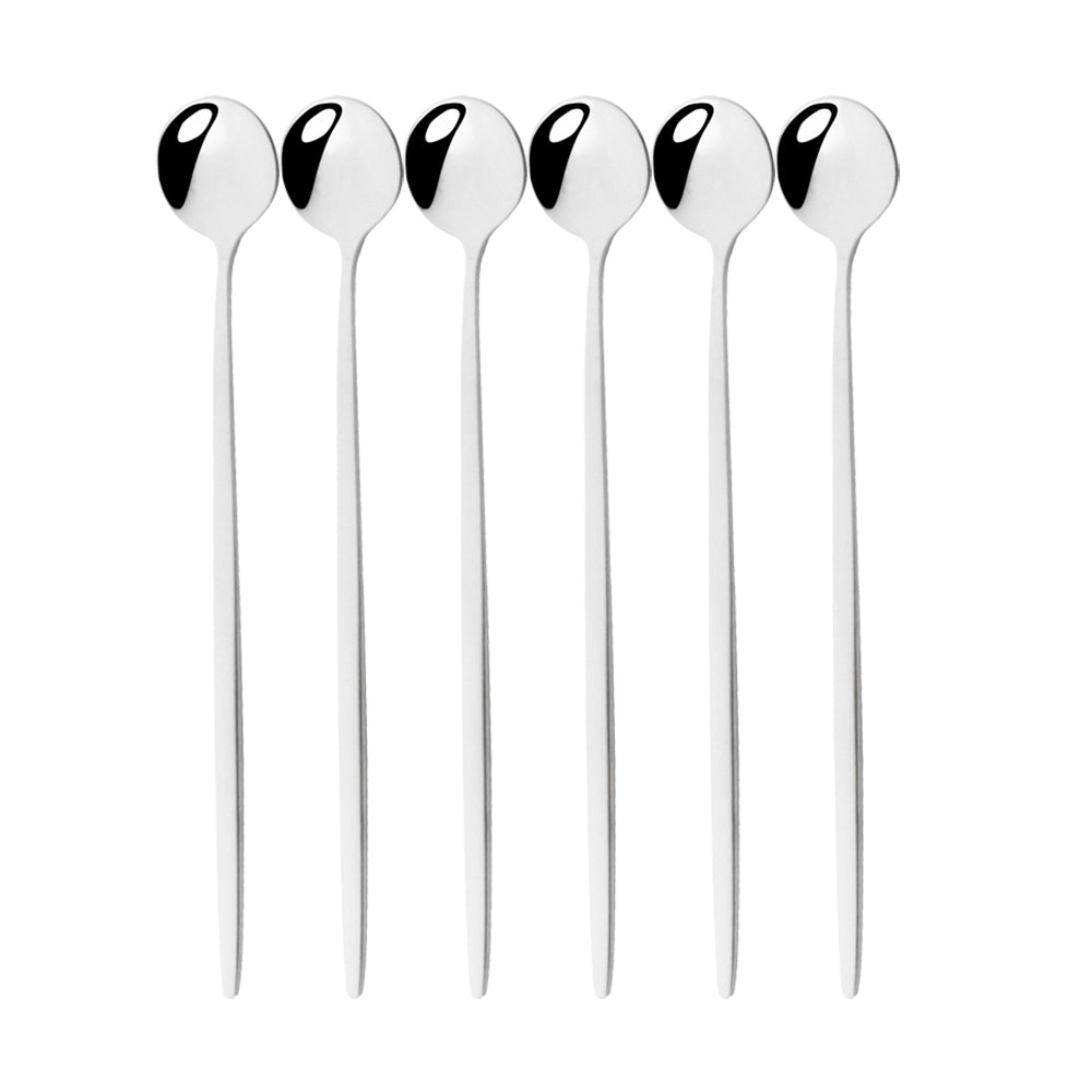 Funki Findz | Spoons | Stainless Steel Long Handled Spoons 6Pc