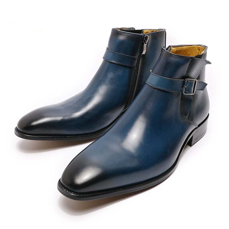 Funki Findz | Boots | Men's Genuine Leather Formal Dress Boots