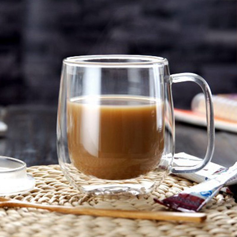 Funki Findz | Mugs | Double Wall Glass Mug | Coffee Cup