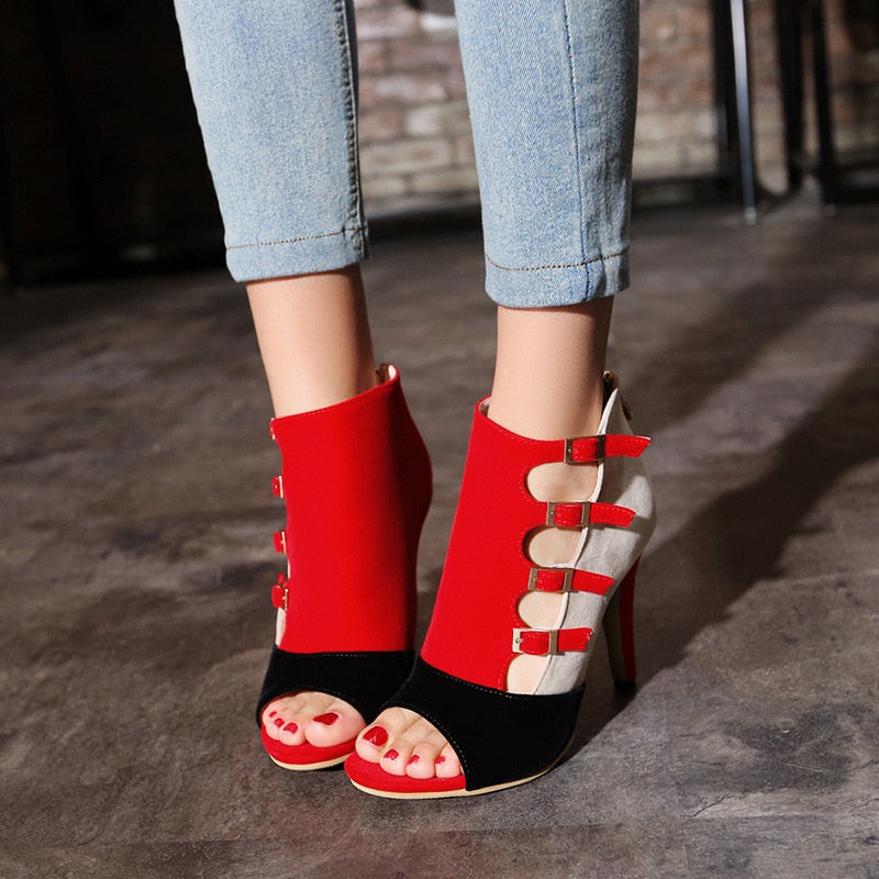 Funki Findz | Shoes | Women's Suede Wrap Buckle Strap Shoes