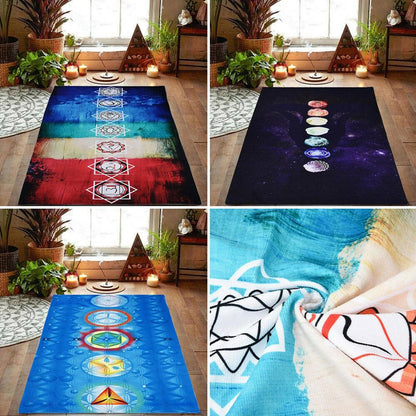 Funki Findz | Wall Hangings | Rainbow Chakra Yoga Mat