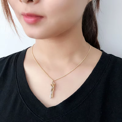 Funki Findz | Necklaces | Hugging Couple Necklace | Large