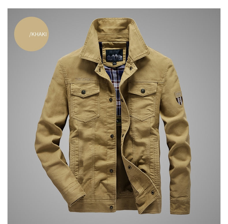 Funki Findz | Jackets | Men's Military Warm Zip Up Cotton Jacket