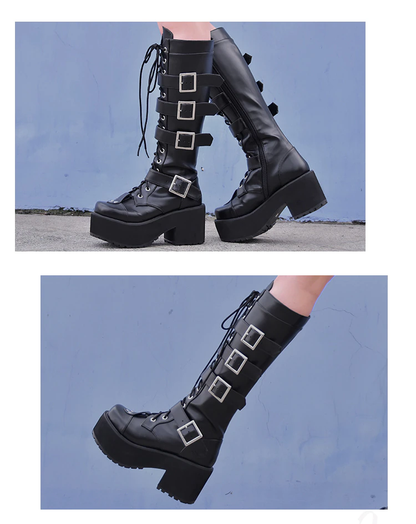Funki Findz | Boots | Women's Japanese Gothic Platform Boots