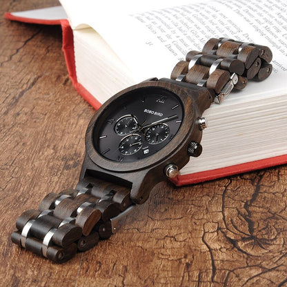 Funki Findz | Watches | Men's Luxury Wood Watch Gift Box Set