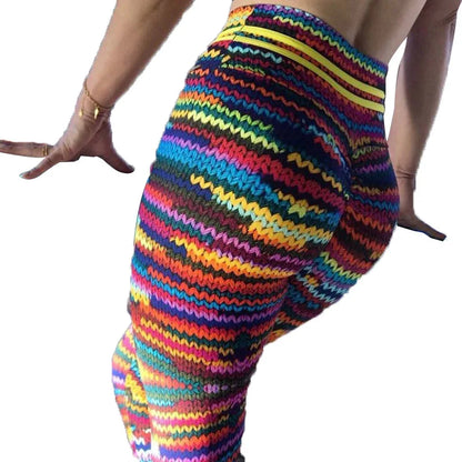 Funki Findz | Pants | Women's Stretch Knit Print Leggings | Yoga