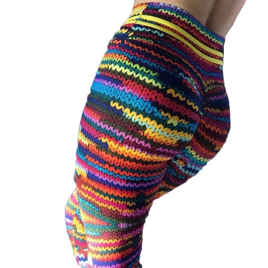 Funki Findz | Pants | Women's Stretch Knit Print Leggings | Yoga