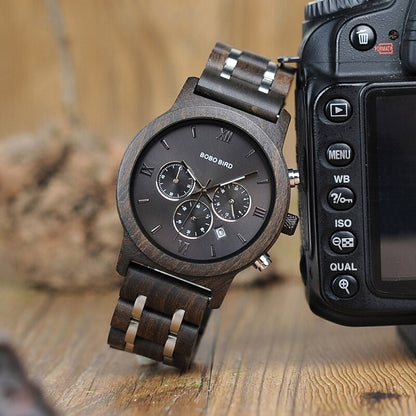Funki Findz | Watches | Men's Luxury Wood Watch Gift Box Set