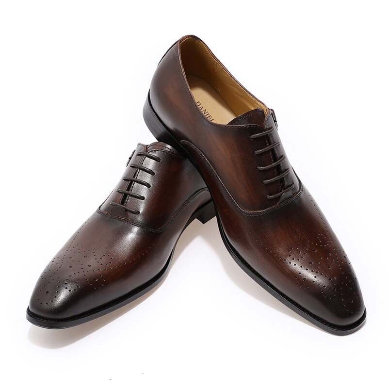 Funki Findz | Shoes | Men's Luxury Genuine Leather Dress Shoe