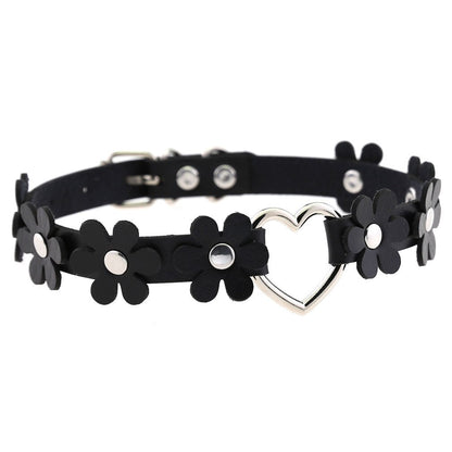 Funki Findz | Necklaces | Women's Sweet Flower Heart Choker