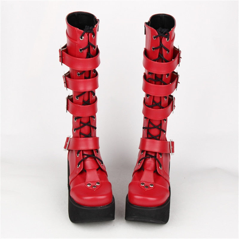 Funki Findz | Boots | Women's Japanese Gothic Platform Boots