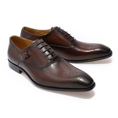 Funki Findz | Shoes | Men's Luxury Genuine Leather Dress Shoe
