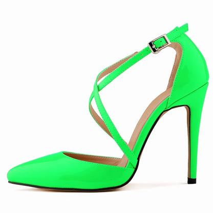 Funki Findz | Shoes | Women's Cross Strap Pointy Toe Sandals
