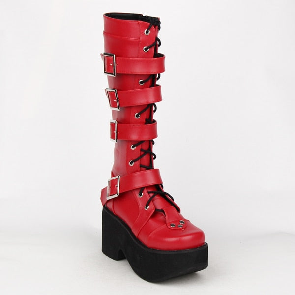 Funki Findz | Boots | Women's Japanese Gothic Platform Boots