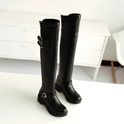 Funki Findz | Boots | Women's Winter Over Knee Flat Boots