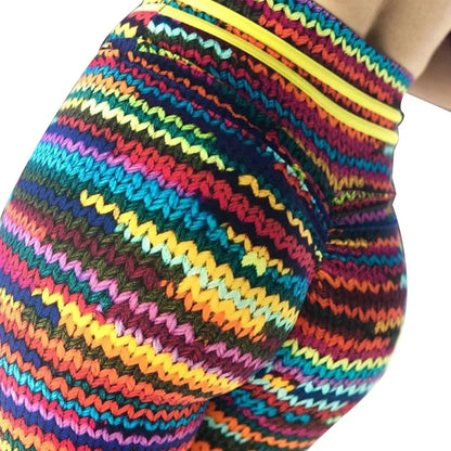 Funki Findz | Pants | Women's Stretch Knit Print Leggings | Yoga