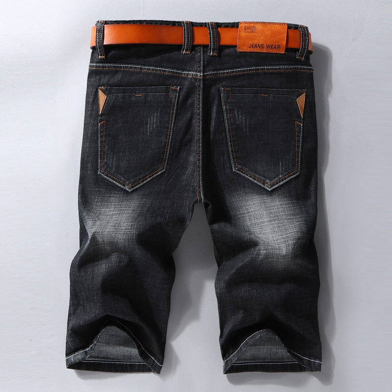 Funki Findz | Shorts | Men's Casual Denim Shorts | Slim Fit Stretch