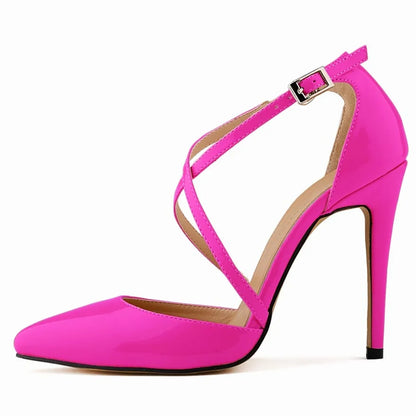 Funki Findz | Shoes | Women's Cross Strap Pointy Toe Sandals