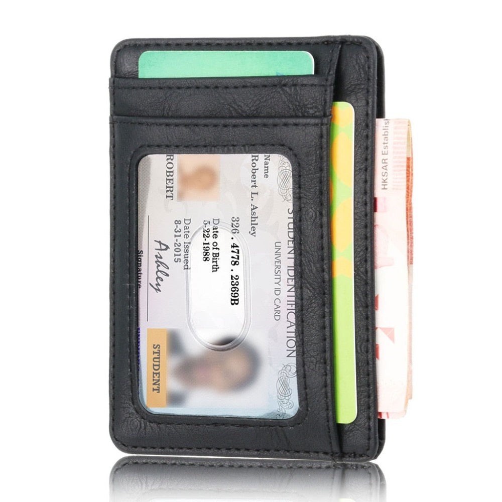 Funki Findz | Wallets | Unisex Slim RFID Leather Card Cases